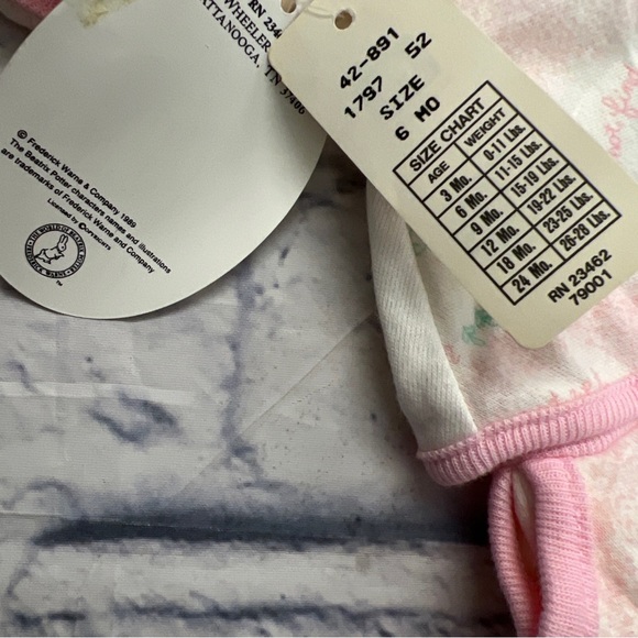 Peter Rabbit brand vintage Easter theme outfit. Size 6mo. Circa 1989. NWTs - Picture 6 of 6